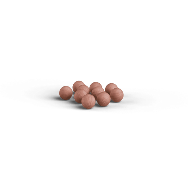 Cedarwood marbles (15-pack)